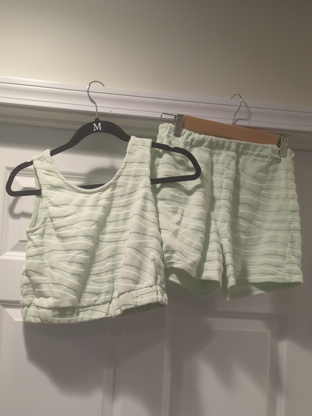 Mayoral Mint Green Two-Piece Sleep Set - Tank & Shorts
